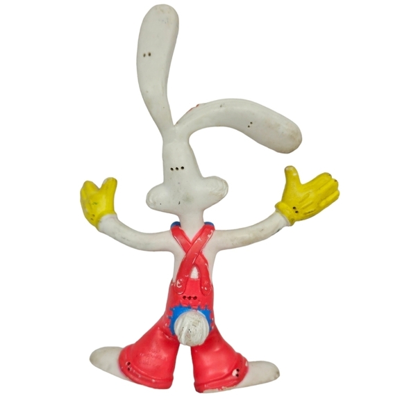 Vintage Disney Who Framed Roger Rabbit Bendable Bendy Poseable PVC 6" Figure K37 - Picture 3 of 6